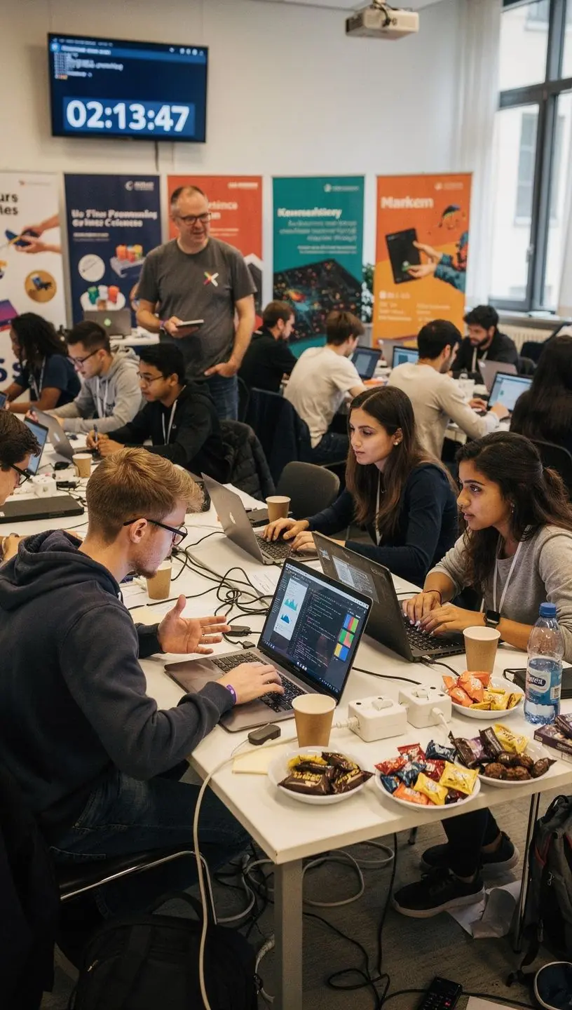 Eine grafische Darstellung von Datenanalysen mit bunten Diagrammen und Statistiken auf einem Bildschirm.