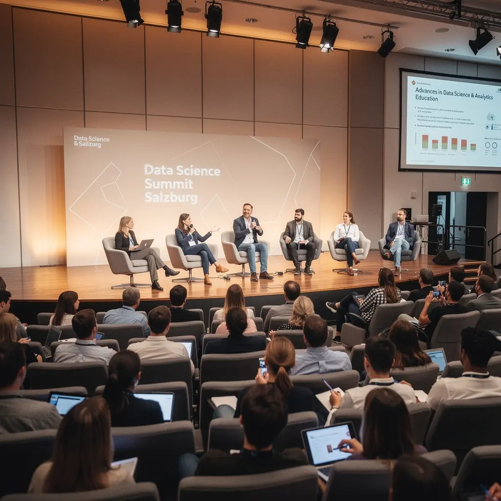 Eine grafische Darstellung von Datenanalysen mit bunten Diagrammen und Statistiken auf einem Bildschirm.