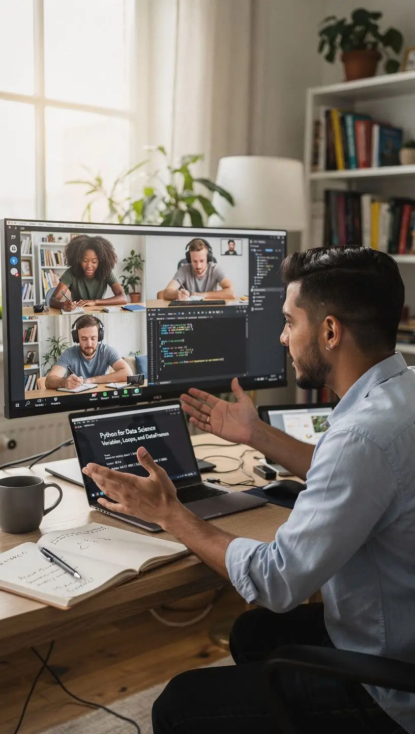 Eine grafische Darstellung von Datenanalysen mit bunten Diagrammen und Statistiken auf einem Bildschirm.
